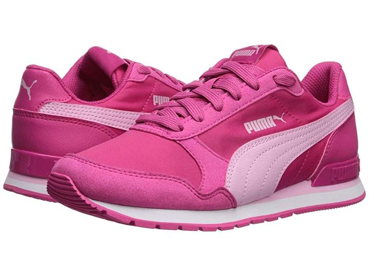 Puma Kids St Runner V2 Nl (big Kid) (fuchsia Purple/pale Pink/puma White) Kids Shoes