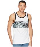 Quiksilver Slash Tank Top (white/black) Men's Sleeveless