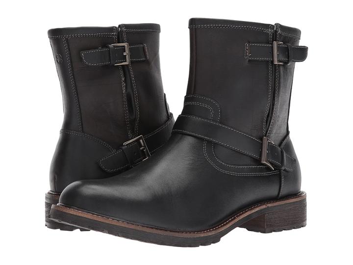 Lucky Brand Berger (black Burnished Full Grain) Men's Boots