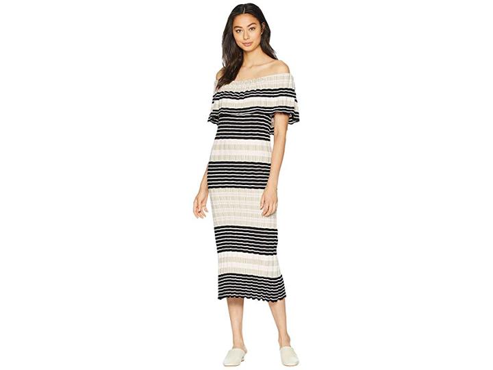 Free People Off Duty Knit Maxi (ivory) Women's Dress