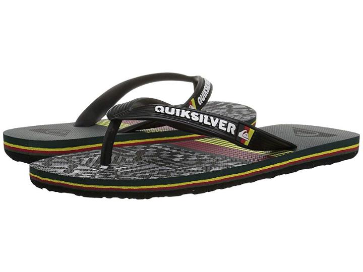 Quiksilver Kids Molokai Highline Division (toddler/little Kid/big Kid) (red/yellow/green) Boys Shoes