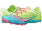 Saucony Endorphin (blue/citron/pink) Women's Running Shoes