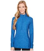 Under Armour Golf Zinger 1/4 Zip (moroccan Blue/moroccan Blue/moroccan Blue) Women's Workout