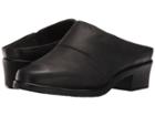 Walking Cradles Caden (black Distressed Leather) Women's Clog Shoes