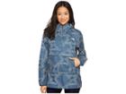 The North Face Fanorak (blue Wing Teal Bandana Print) Women's Coat