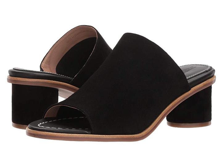 Bernardo Laurel (black Kid Suede) Women's Slide Shoes