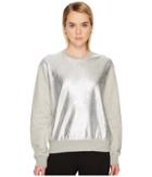Paul Smith Metallic Sweatshirt (silver) Women's Sweatshirt