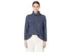 Kate Spade New York Broome Street Chunky Cable Sweater (adriatic Blue) Women's Sweater