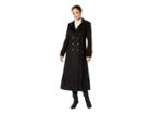 Lauren Ralph Lauren Double Breasted Maxi Wool (black) Women's Coat