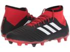 Adidas Predator 18.2 Fg (black/white/red) Men's Soccer Shoes