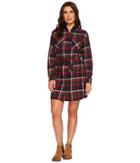 United By Blue Murray Plaid Dress (navy/red) Women's Dress