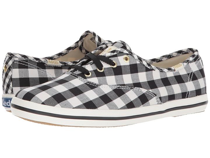 Keds X Kate Spade New York Champion Gingham (black) Women's Shoes