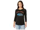 Rock And Roll Cowgirl 3/4 Sleeve Tee 48t8293 (black) Women's T Shirt