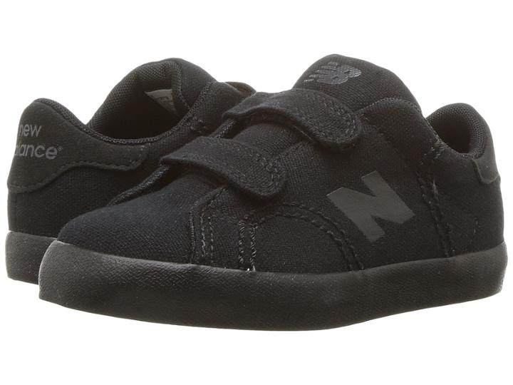 New Balance Kids Pro Court (infant/toddler) (black/black) Boys Shoes