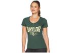 Champion College Baylor Bears University V-neck Tee (dark Green) Women's T Shirt