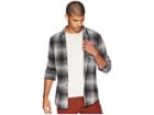 O'neill Dillishaw Flannel Woven Top (black) Men's Clothing