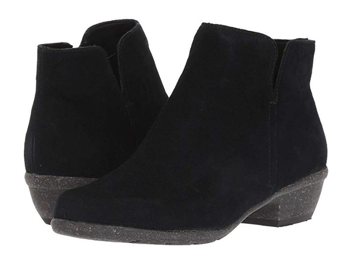 Clarks Wilrose Frost (black Suede) Women's  Shoes
