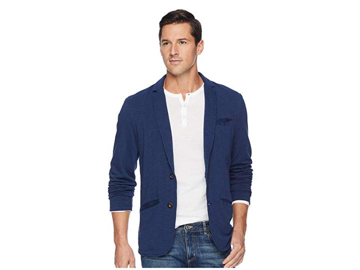 Mod-o-doc Redondo Cotton Spandex French Terry Blazer (navy) Men's Jacket