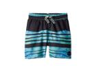Munster Kids Sand Lines Shorts (toddler/little Kids/big Kids) (blue) Boy's Swimwear