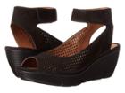 Clarks Clarene Prima (black Nubuck) Women's Wedge Shoes