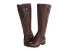 Franco Sarto Perk Wide Shaft (oxford Brown Leather) Women's Zip Boots