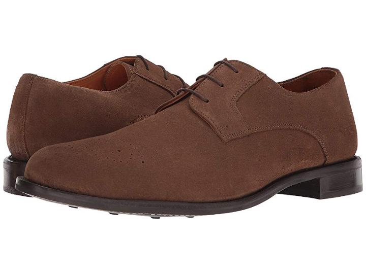 Carlos By Carlos Santana Gypsy (honey Brown Calfskin Suede) Men's Lace Up Casual Shoes