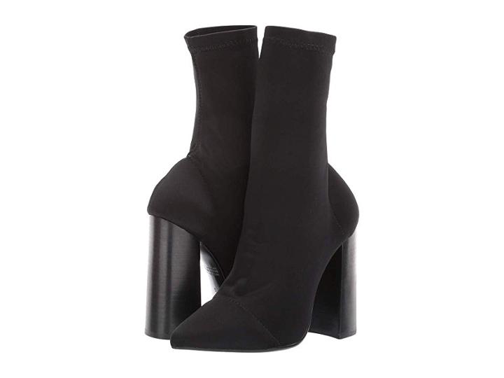Tony Bianco Diddy (black Lycra) Women's Boots
