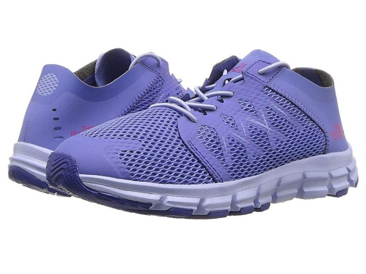 The North Face Kids Litewave Flow (little Kid/big Kid) (stellar Blue/brunnera Blue) Girls Shoes
