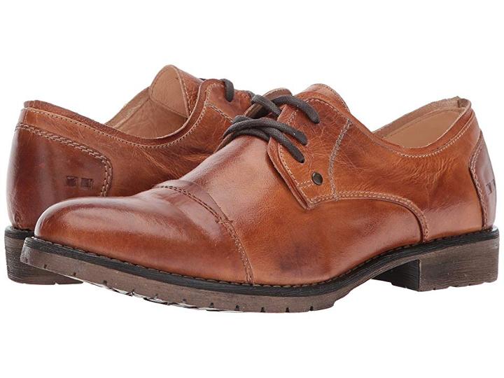 Bed Stu Repeal (cognac Rustic) Men's Lace Up Cap Toe Shoes
