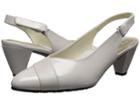 Soft Style Dagmar (silver Cloud Kid/patent) Women's Sling Back Shoes