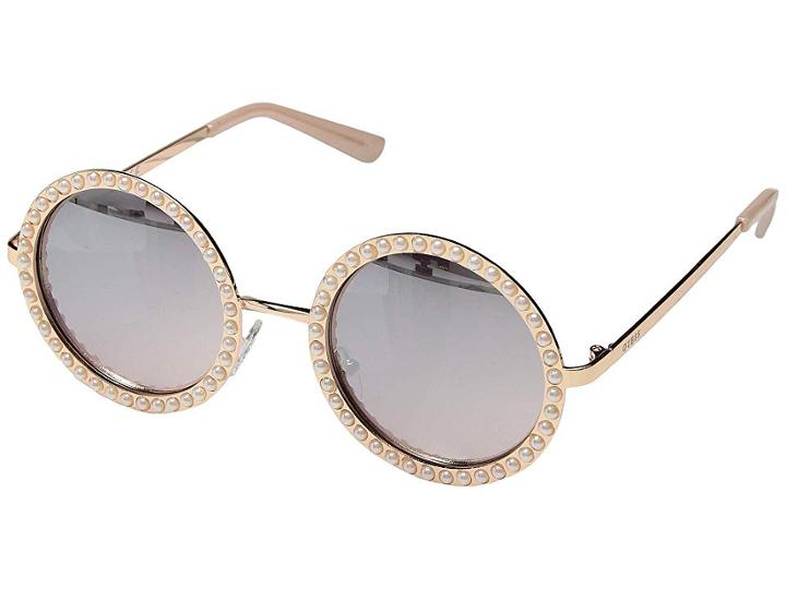 Guess Gf0336 (shiny Rose Gold/bordeaux Mirror) Fashion Sunglasses
