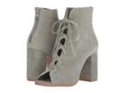 Kristin Cavallari Layton Peep Toe Bootie (sage Kid Suede) Women's Dress Boots