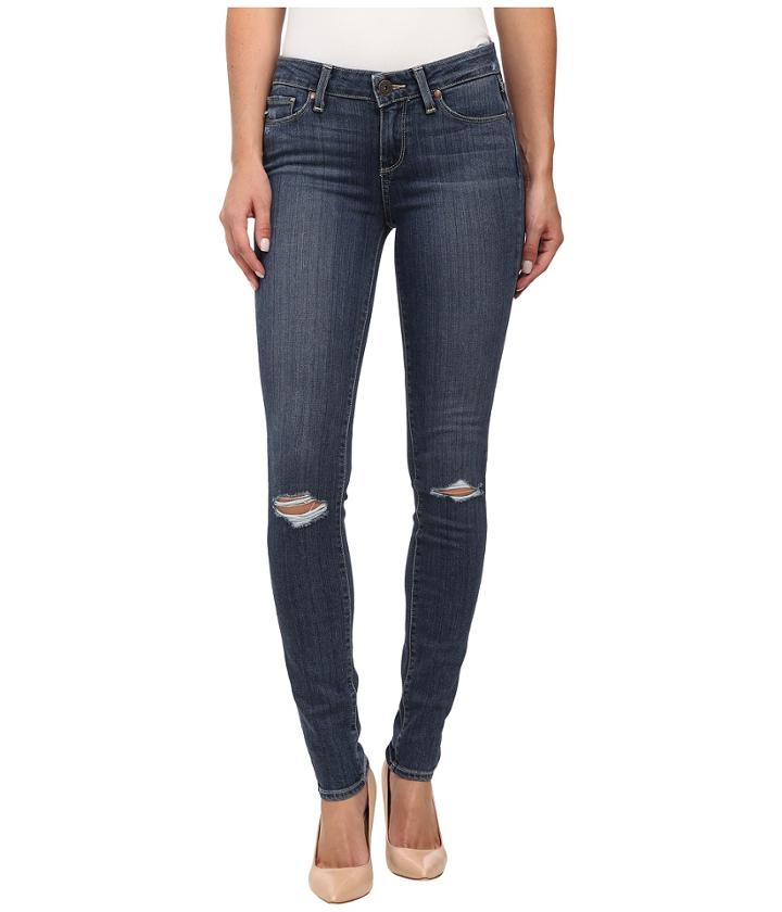 Paige Verdugo Ultra Skinny In Quinnley Destructed (quinnley Destructed) Women's Jeans