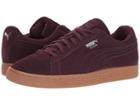 Puma Suede Classic Debossed Q4 (wine Tasting/lilac Snow) Men's Shoes
