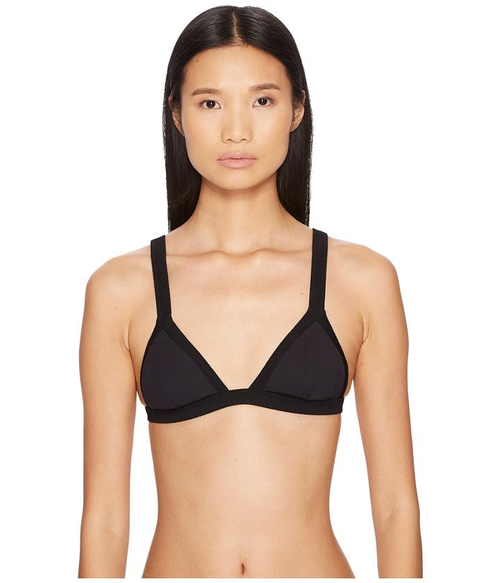 Onia Kamryn Top (black) Women's Swimwear