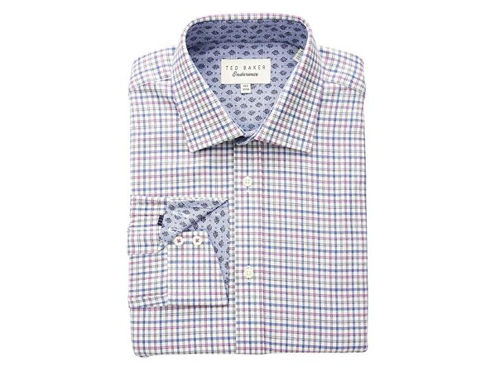 Ted Baker Welsh Endurance Dress Shirt (pink) Men's Clothing