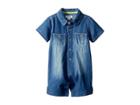 Mud Pie Chambray One-piece (infant) (blue) Boy's Jumpsuit & Rompers One Piece