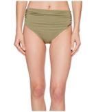 Vince Camuto Riviera Solids Convertible High-waist Bikini Bottom (avocado) Women's Swimwear