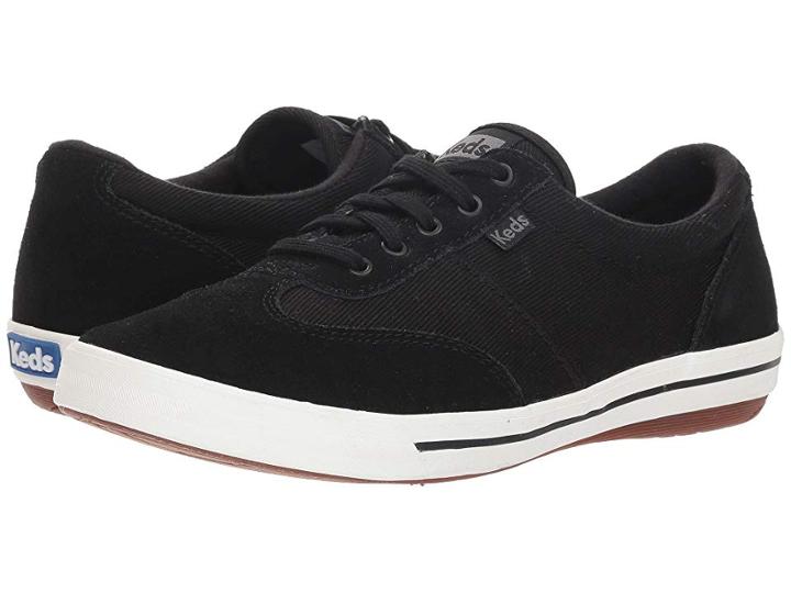 Keds Craze Ii Suede/heavy Twill (black) Women's Lace Up Casual Shoes