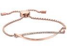 Michael Kors Wonderlust Slider Bracelet (rose Gold) Bracelet