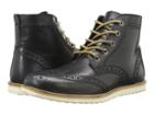 Crevo Boardwalk (black Leather) Men's Lace Up Casual Shoes