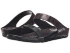 Fitflop Banda Crystal Snake Slide (black) Women's Sandals