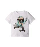 Stella Mccartney Kids Chuckle Skateboard Popsicle T-shirt (infant) (white) Boy's T Shirt