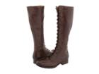 Frye Melissa Tall Lace (dark Brown Leather) Women's Lace-up Boots