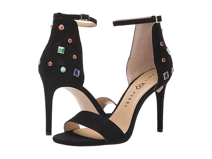 Katy Perry The Josephina (black Microsuede) Women's Shoes