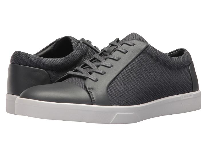 Calvin Klein Igor (grey Nappa) Men's Lace Up Casual Shoes