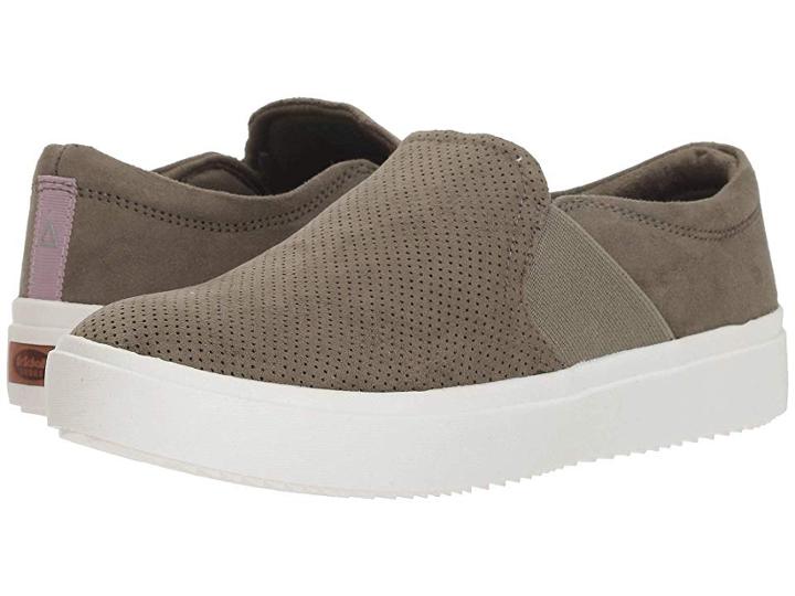 Dr. Scholl's Wander Up (olive Microfiber Perf) Women's Shoes