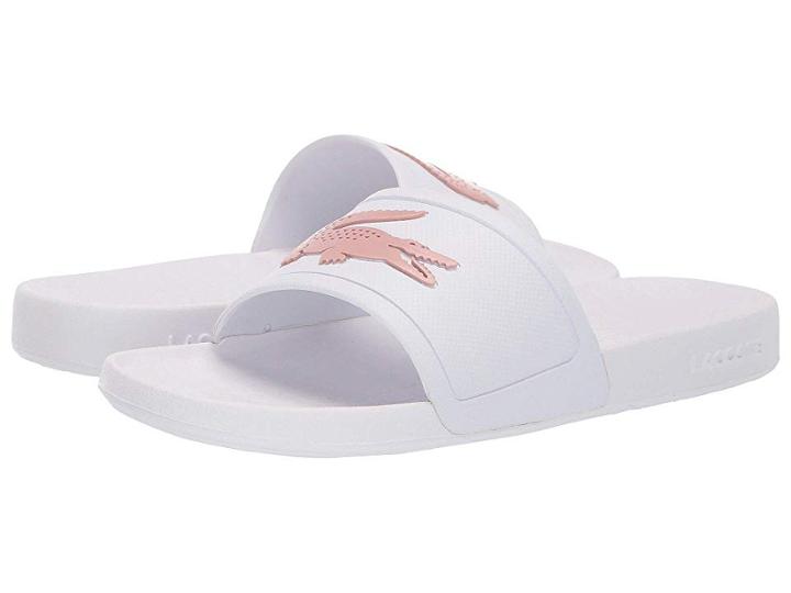 Lacoste Fraisier 119 2 P Cfa (white/light Pink) Women's Dress Sandals
