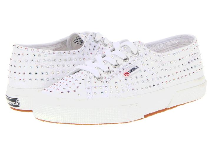 Superga 2750 Estreme Cotw Crystal (white) Women's Lace Up Casual Shoes