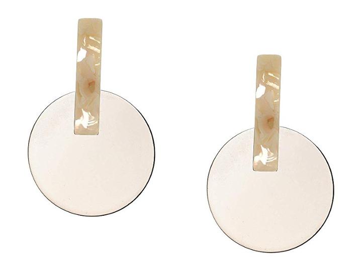 Shashi Leiny Drop Earrings (cream) Earring